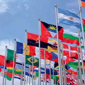 Country flag printing