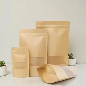 Kraft-Pouches printing and packaging
