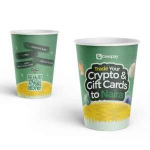 Printed Paper Cups in Lagos Custom Branded Disposable Cups