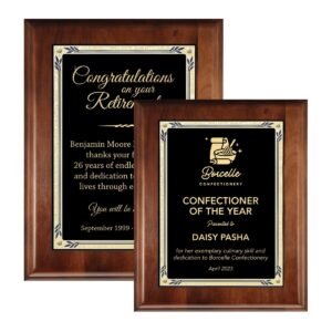 Wooden Award Plaque