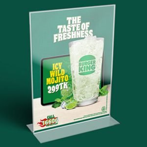 Acrylic Stand Table-top Sign Holder