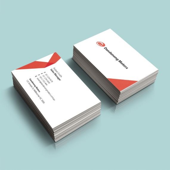 two sided business card